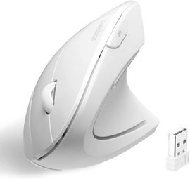 Myszka Perixx PERIMICE-713W ERGONOMICZNA PIONOWA PRAWORĘCZNA BIAŁA 2,4GHz