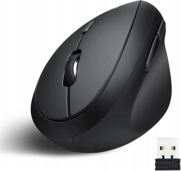 Bezprzewodowa mysz Perixx PERIMICE-619B Bluetooth USB 2.4GHz Ergonomiczna
