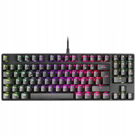 MARS GAMING MKREVOPROWBRES CZARNY, MECHANICZNA KLAWIATURA DO GIER RGB