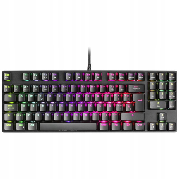 MARS GAMING MKREVOPROWBRES CZARNY, MECHANICZNA KLAWIATURA DO GIER RGB