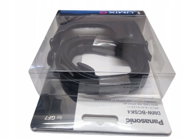 ETUI FUTERAL CASE PANASONIC DMW-BCSK4 DO GF7 BRAK CZARNEGO PASKA W ZESTAWIE