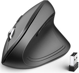 iclever Ergonomiczna Mysz 2,4GHz Pionowa 6 przycisków z regulowanym DPI