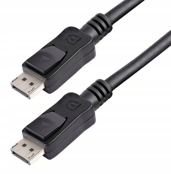KABEL DISPLAYPORT DP FHD + 4K 1,8m PRZEWÓD FULL HD - MONITOR MINIPC