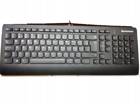 KLAWIATURA LENOVO SK-8821 MEMBRANOWA NISKI PROFIL QWERTY NIEMIECKI DK