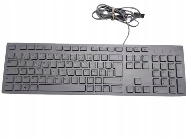 KLAWIATURA DELL KB216p NISKOPROFILOWA MEMBRANOWA AZERTY FR USB GREY