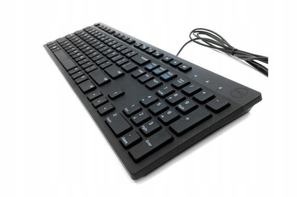 KLAWIATURA DELL KB216t NISKOPROFILOWA MEMBRANOWA UKŁAD AZERTY FR PRZEWODOWA