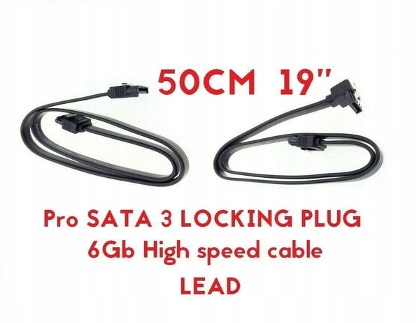 Kabel Sata 3 III 0,5 m 50 cm Ugreen 6Gb/s PAKIET KOMPLET 10 sztuk