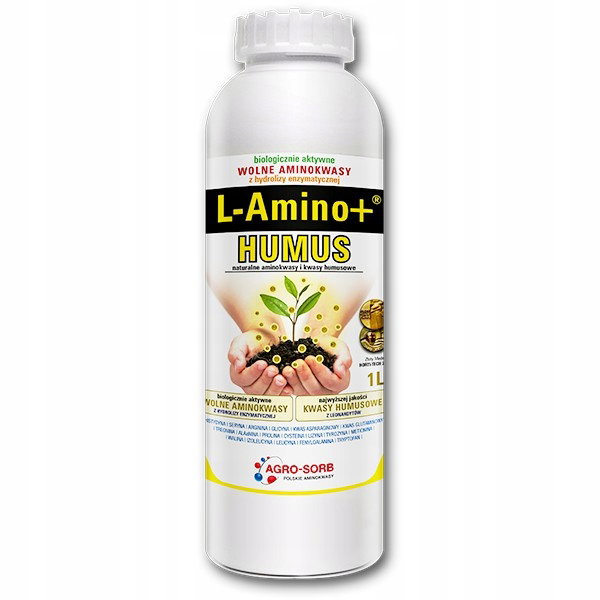 Biostymulator Agro-Sorb NANO L-Amino+ Humus EKO Aminokwasy pod warzywa 1 L