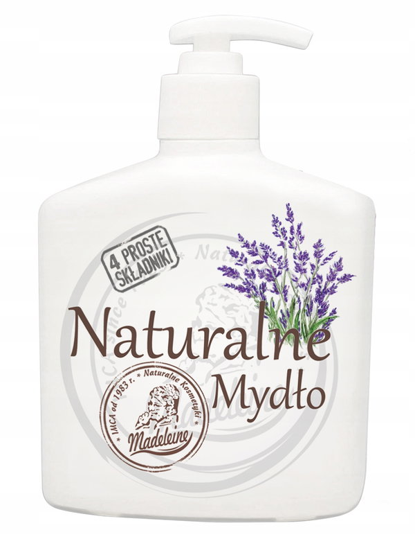 Mydło Naturalne Marsylskie w płynie - hipoalergiczne ECO Madeleine Lawenda