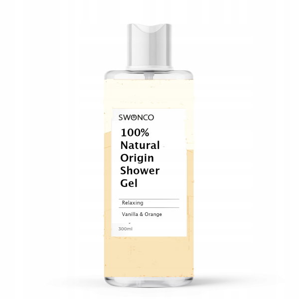 Naturalny żel pod prysznic i do kąpieli SWONCO Piękny zapach WANILIA ORANGE