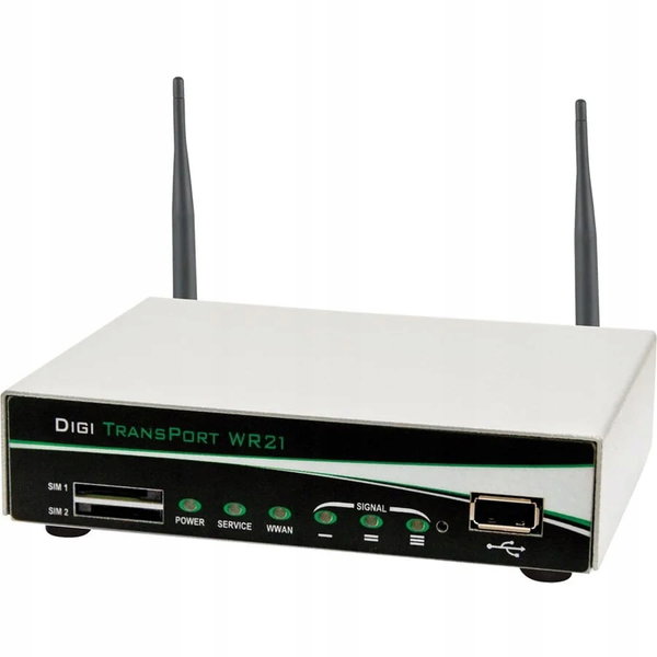 ROUTER MOBILNY DIGI TRANSPORT WR21 2x SIM KARTA 4G WIFI NAT VPN