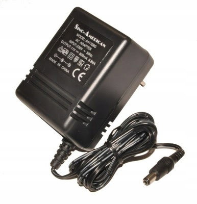 ZASILACZ TRANSFORMATOROWY AC/DC 11V - 800mA PRĄD ZMIENNY 5.5/2.5 mm