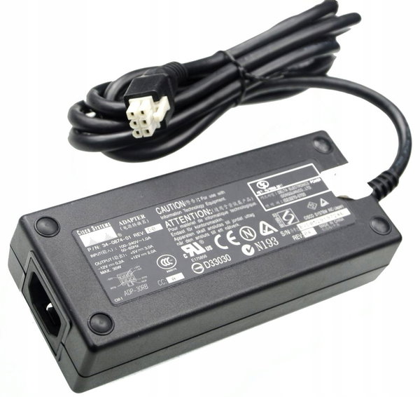 Zasilacz Cisco 1700 PIX 506 ADP-30RB 6PIN 5V 3A 12V 2A 30W