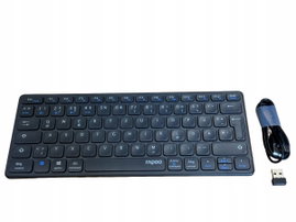 Rapoo E9600M Bezprzewodowa klawiatura układ klawiszy 3/48 QWERTY PL MALUTKA