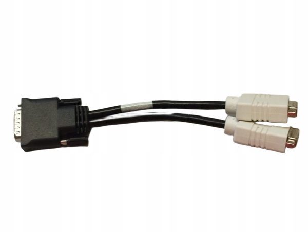 PRZEJŚCIÓWKA ADAPTER Z DMS-59 DO 2x DVI DMS59 2x DVI-I 24-PIN + 5-PIN