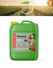 NAWÓZ Organiczno-Mineralny SENSO Humat +NPK efekt +BOR 5l Stymuluje Fotosyn