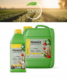 NAWÓZ SENSO Organiczno-Mineralny HUMAT + NPK efekt z Torfu PRZYWRACA MIKROF