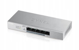 Zyxel GS1200-5HP V2 (5x10/100/1000Mbit 4xPoE+) SOLIDNA METALOWA OBUDOWA