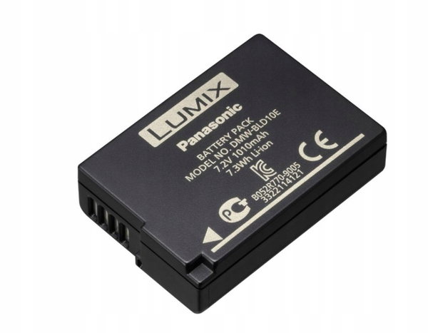 Oryginalny akumulator Panasonic DMW-BLD10E do Lumix DMC-G3 DMC-GF2 DMC-GX1