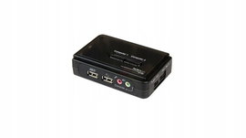 SV211KUSB - 2-portowy zestaw przełącznika USB KVM z obsługą dźwięku i kabli