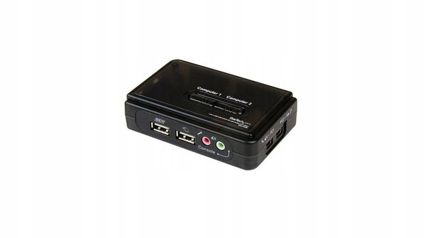 SV211KUSB - 2-portowy zestaw przełącznika USB KVM z obsługą dźwięku i kabli
