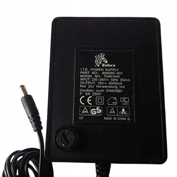 ZASILACZ ZEBRA Eltron TA661649 16V AC 4A TRANSFORM
