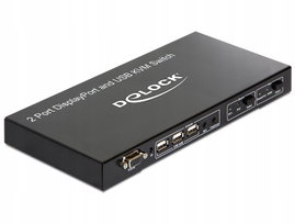Przełącznik KVM DELOCK 11367 DisplayPort USB Audio