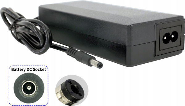 Ładowarka baterii 36V/42V 1.5A wtyk 5.5/2.1mm rower elektryczny