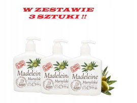 Naturalne Mydło Marsylskie 500mL Ekologiczne Hipoalergiczne Do Ciała 3 szt.