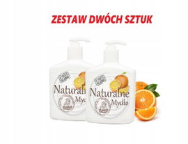 Naturalne Mydło Marsylskie w Płynie Hipoalergiczne Madeleine Pomarańcz 2szt