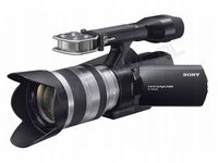 KAMERA Sony NEX-VG10E OBIEKTYW 3,5-5,6/18-200 W KOMPLECIE BATERIA ŁADOWARKA