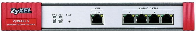 ZyXEL ZyWALL 5 Router 4-portowy przewodowy 10/100 VPN Firewall