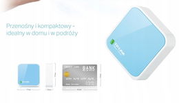 Nano Router bezprzewodowy standard N 150Mb/s WIFI AP Client Repeater