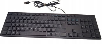 KLAWIATURA DELL KB216t NISKOPROFILOWA MEMBRANOWA UKŁAD QWERTY PRZEWODOWA