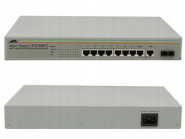 Allied Telesis SWITCH 10/100Mbp/s 8-port Światłowó