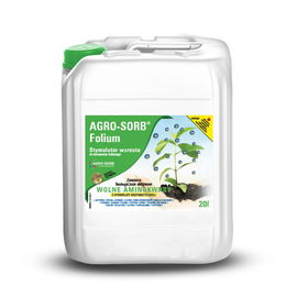 Agro-Sorb Folium Aminokwasy DOLISTNY BIOSTYMULATOR WZROSTU 20 LITRÓW
