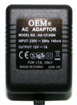 Zasilacz AC 12V ~ 1A Transformator Prąd zmienny