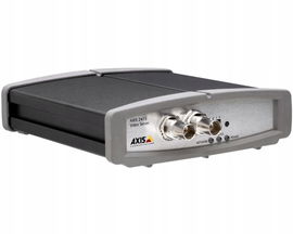Serwer wideo Axis 241S Ethernet Przekształca Sygnał Analogowy na Cyfrowy