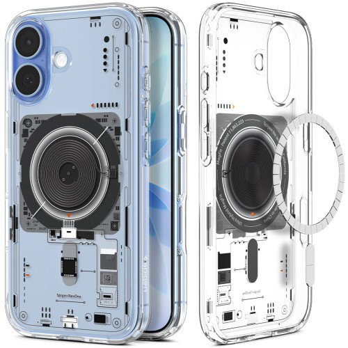 Etui Spigen Ultra Hybrid Mag Do Magsafe Do Iphone 17 Przezroczyste/Wzór