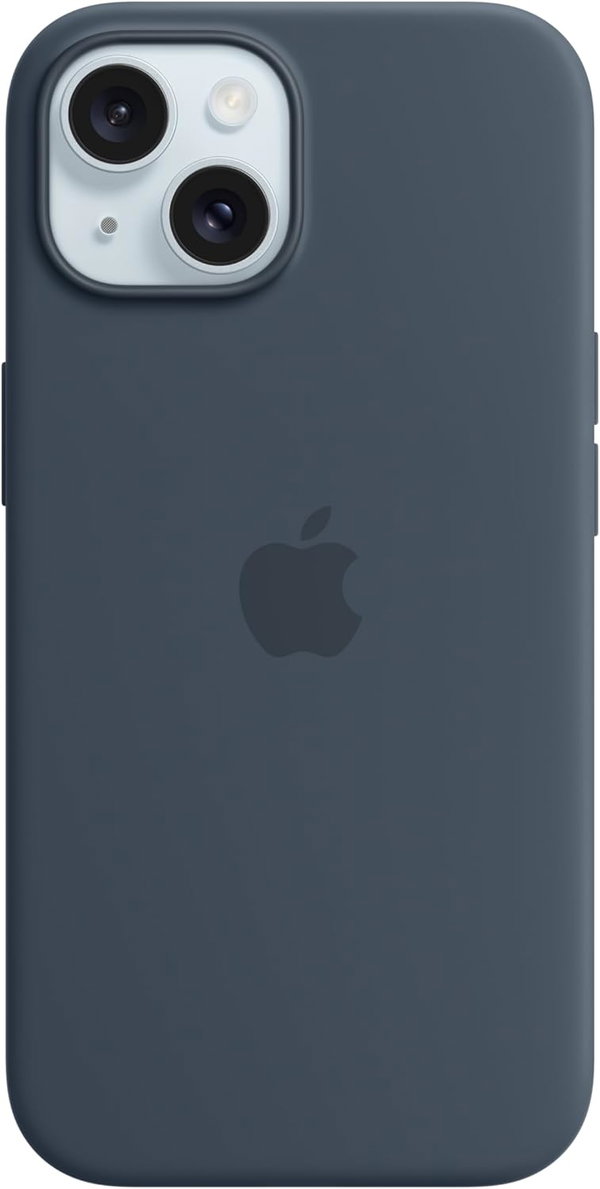 Apple Iphone 15 Silicone Case With Magsafe - Niebieski