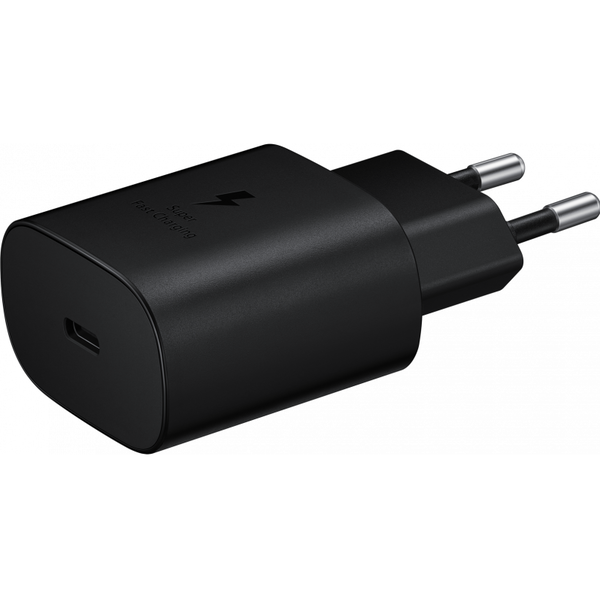 Oryginalna Ładowarka Sieciowa Samsung 25W Usb C Super Fast Charge Czarna