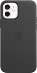 Apple Leather Case Iphone 12 / 12 Pro Czarne