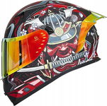 Kask motocyklowy ILM Z501 Full Face, 2 daszki, Pinlock, DOT, Moto & Cross M