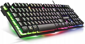 EMPIRE GAMING K300 - Półmechaniczna Klawiatura RGB LED do Gier Włoska