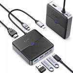 Wielofunkcyjny Hub USB-C 6 w 1 ORICO z 4K HDMI i PD 100W