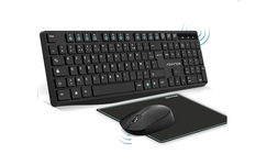 Advance Zestaw 3w1 Bezprzewodowa Klawiatura + Mysz + Podkładka AZERTY (fr)