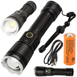 Latarka taktyczna wojskowa Bailong LED XHP160 Zoom