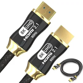 Kabel przewód HDMI 2.1 video ultra high speed 8K 60Hz 4K 120Hz HQ Gold 1,5m