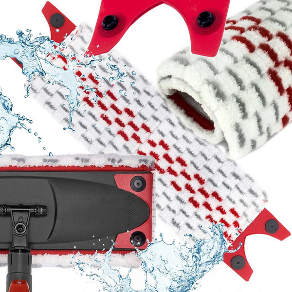 Wkład do mopa ultramax płaskiego końcówki wkłady chłonne 35cm 1 szt - Biało - cz