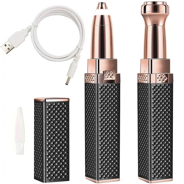 Depilator do brwi trymer damski do twarzy i bikini Verk Group 264198641 czarny